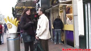 Plump dutch prostitute pumped closeup