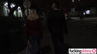 Teacher Grades Skinny Student with Cum