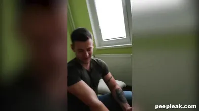 Amateur Couple Fucking after a Hard Day