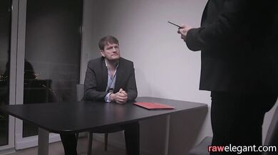 MILF babe assfucked during interrogation