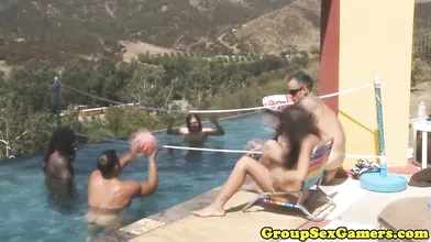 Real poolparty teens interviewed after orgy