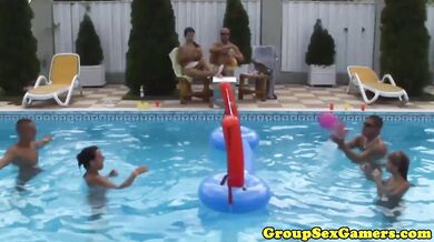 Blue Angel cocksucking before cumshot