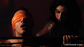 Blind folded love affair