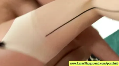 Stockings wearing english mature pussy wrecked