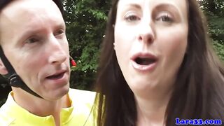 British milf in stockings assfucked