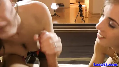 Glamour mature fucks husband with eurobabe