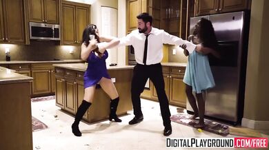 Dark Obsession Scene 5 Ana Foxxx, Romi Rain & Charles Dera