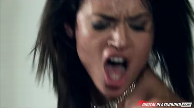 Busty brunette secretary Franceska Jaimes is fucked by her boss