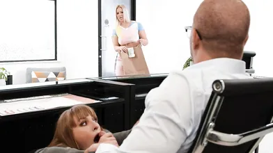Brazzers: Ganging Up On The Secretary on XPORN