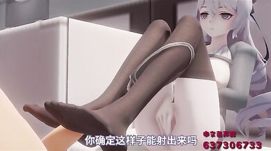 【粗口淫语】ASMR 被主人调教骂贱狗各种羞辱最后射在她的丝袜脚上~