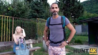 HUNT4K. Dirty girl takes part in passionate sex not with her bf