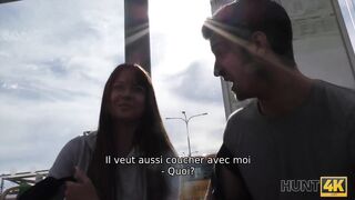 HUNT4K Pareja por dinero satisface todas las peticiones de un hombre rico y pervertido