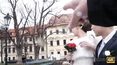 HUNT4K Attractive Czech bride spends first night with rich stranger
