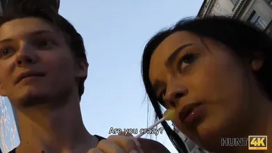 HUNT4K Babe earns cash for ring by having ardent sex with rich hunter