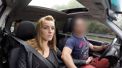 HUNT4K Chick with perfect ass and boobs gets paid for sex in car