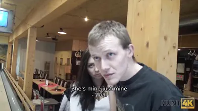 HUNT4K Bowling game is boring but sex with teen cutie can cheer up