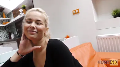 HUNT4K. Amateur colleen was hungry for passionate sex and money