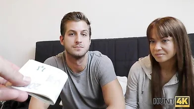 HUNT4K. Boy cant pay for hotel and he should watch his GF fucking