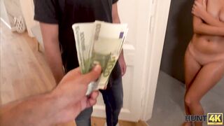 HUNT4K. Guy is happy to help friend get rid of blue balls with the help of GF