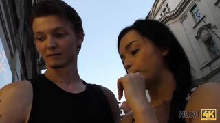 HUNT4K. Sweet chick gets fucked in multiple positions for money