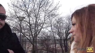 HUNT4K. Elegant young redhead boasts about her wonderful sex skills