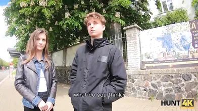 HUNT4K. Crazy XXX action by teen whore and rich hunter who pays
