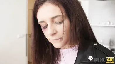 HUNT4K. To get money guy must watch GF being fucked by pickup artist