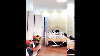Cute and shy Ladyboy vibrator fun on her cock masturbation and cum