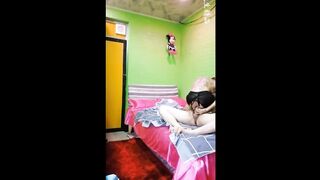 Super skinny asian Ladyboy getting hard banged in the ass by a client