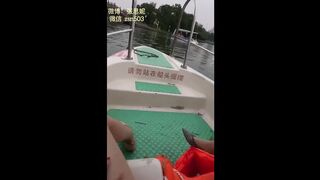 Teenager asian Ladyboy on the taxi masturbating her cock and cum in public