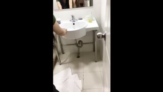Asian ladyboy slut getting it anal, sucking cock and eating the cumshot