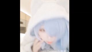 Super cute Ladyboy getting fucked in the ass wit no pain, only pleasure