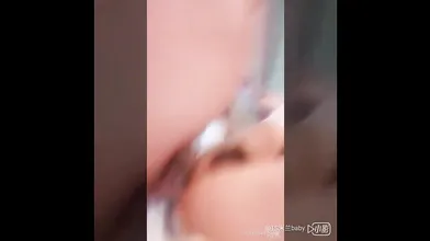 Cute asian Ladyboy is a cocksucker and fucked with a small dick and small titties