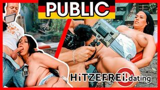 MILF Zara MENDEZ banged in the middle of Berlin! HITZEFREI.dating