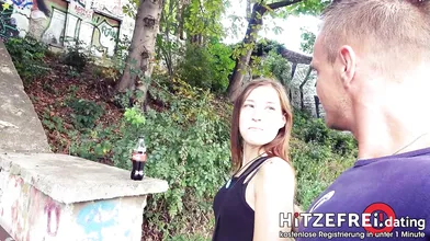Tasty Teen Ass! Young Mina Fucked OUTDOORS in GERMANY! HITZEFREI.dating