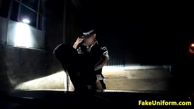 British whore fucked by cop