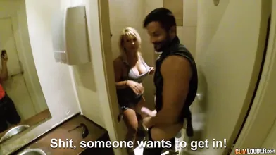 Sneaky Toilet BJ & Bedroom Facial by EuroMILF