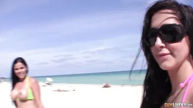 Latina sluts get a well deserved cock at the end of the day