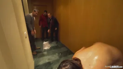 Spanish girl gets fucked while friends watch