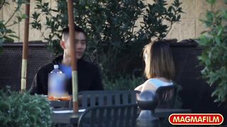 Picking up a gorgeous teen on the street