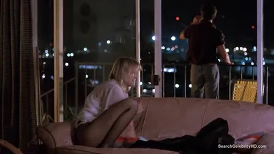 Blonde with big titties in L.A. showing off her body