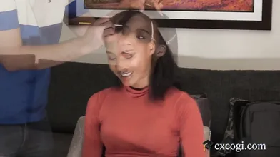 18 yo Black Beauty Crissy Floyd Pussy Pounded By Lucky White Dick!