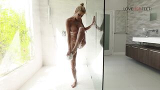 Loveherfeet Hot slutty milf tease with her feet get fucked hard by roommate
