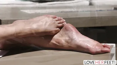 LoveHerFeet - ing My Husband's Friend For Foot Sex
