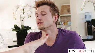 LoveHerFeet - Foot Worshiping My Friend's Lusty British Wife