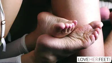 Amazing foot sex with my boyfriend
