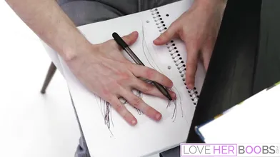 Sexy Student's Pretty Titties Are Such a Distraction