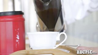BBCPie: BBC Blows Multiple Creampies Deep Inside White Pussy Before Breakfast on XPORN
