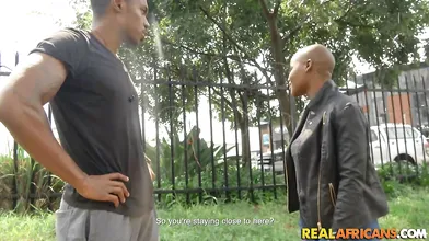 Bald Big Booty Baddie Getting Nasty Facial On Big Forehead!