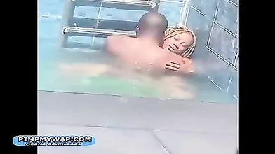 Mzansi Couple Having Pool Sex